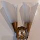 vintage double wall light, 50s-60s