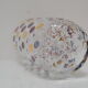 Vintage glass vase by Glasswork Novy Bor 1950's
