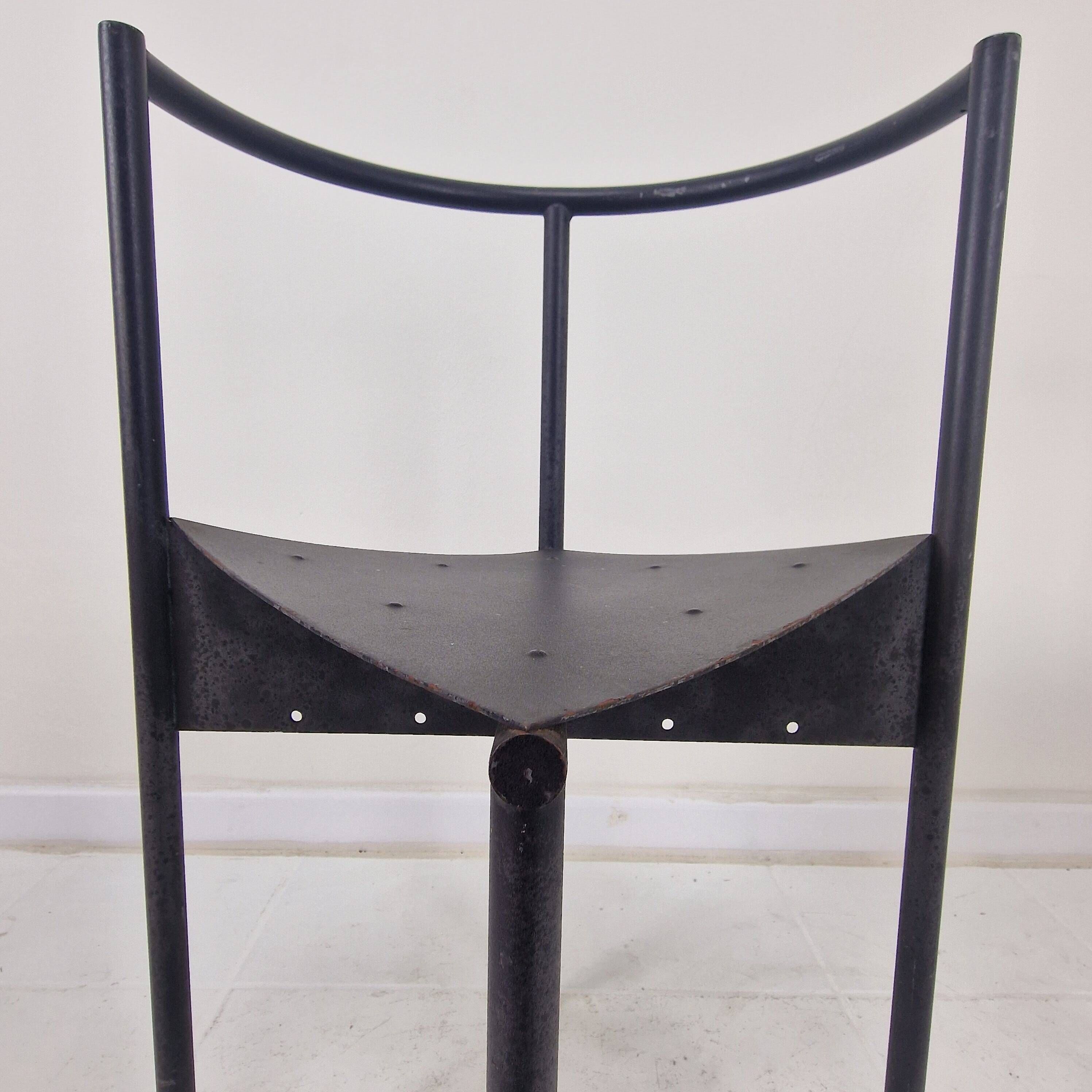 Rare Set of 3 "Wendy Wright" Chairs by Philippe Starck for Disform, 1986