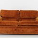 1970s Saporiti 2-Seater Sofa in Velvet, Italy