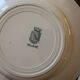 Lot 4 assiettes plates vert feuillage Réjane Saint Amand