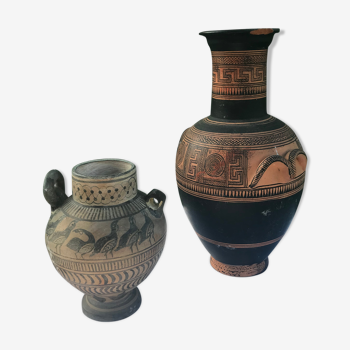 Two antique-inspired ceramics