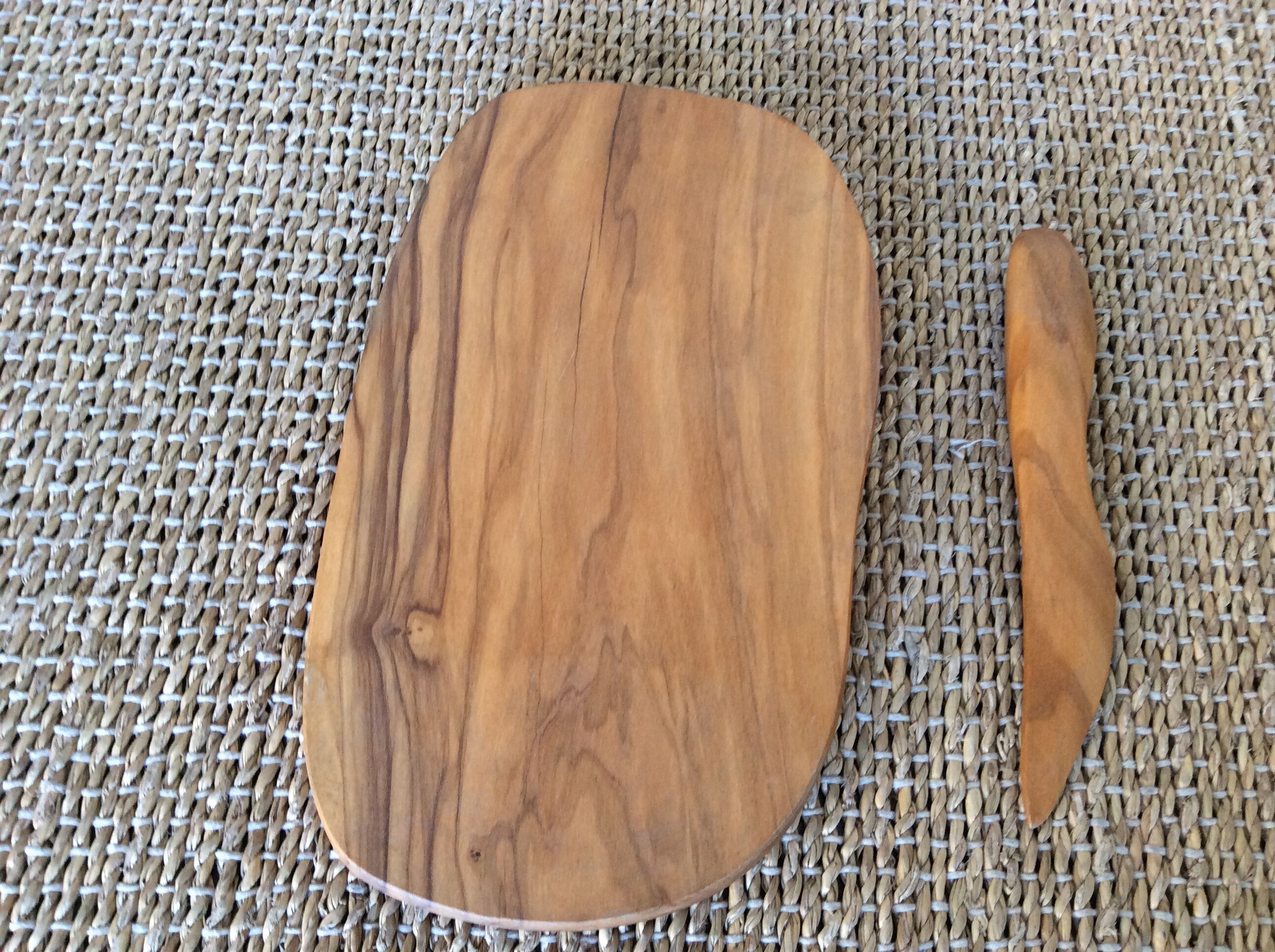 Wooden butter dish