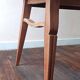 Antique oak table and compass legs