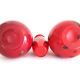 Set of 3 handmaee Murano glass vases