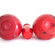 Set de 3 vases en verre Murano handmaee