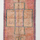 3x9 Vintage Geometric Runner Rug, 89x283Cm