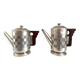 Tea & Coffee Service Pieces Silver-Plated Metal Art Deco A.S Stamp