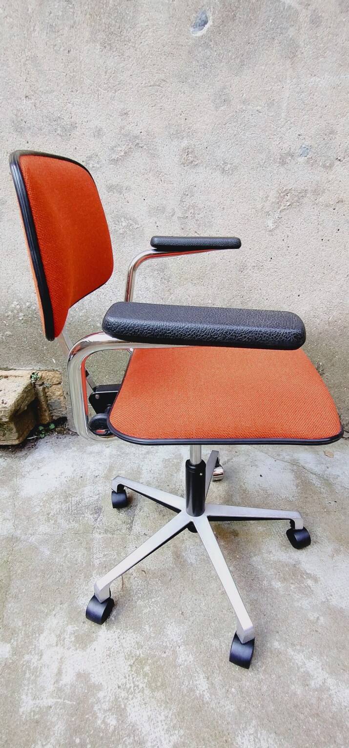 Vintage fabric office chair by Hag Oslo Norway