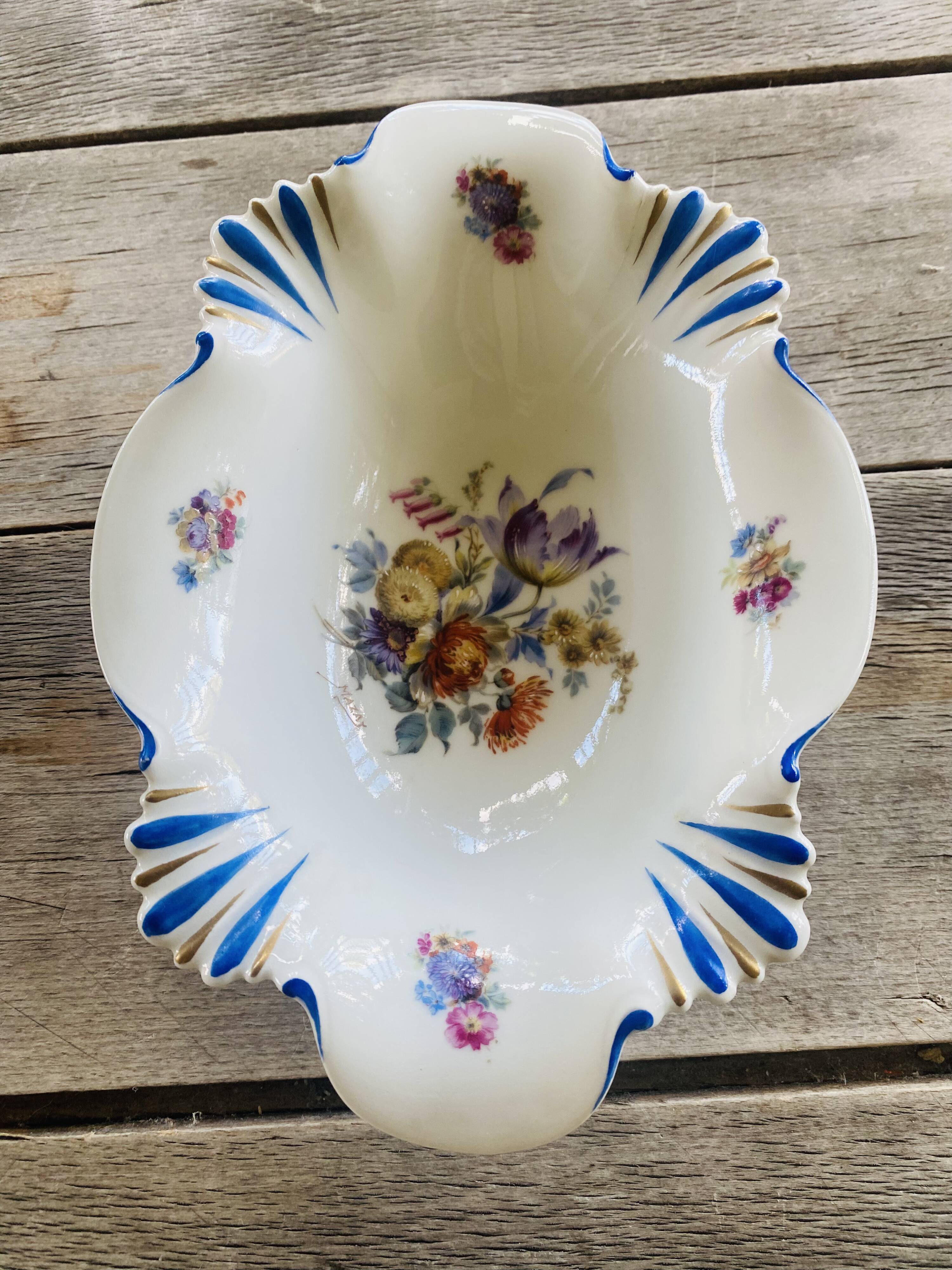 Limoges porcelain basket