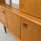 Vintage Scandinavian highboard in teak, 1960s.