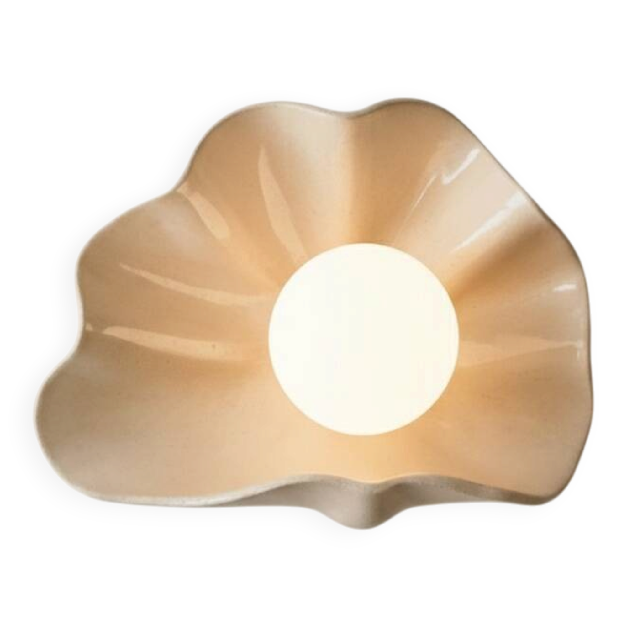 Square Ceramic Wall Light Coco - Sand Concha