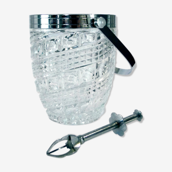 Crystal ice bucket