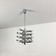Modernist Chrome Sputnik Hanging Light, Cosack Lights 1970s, Germany