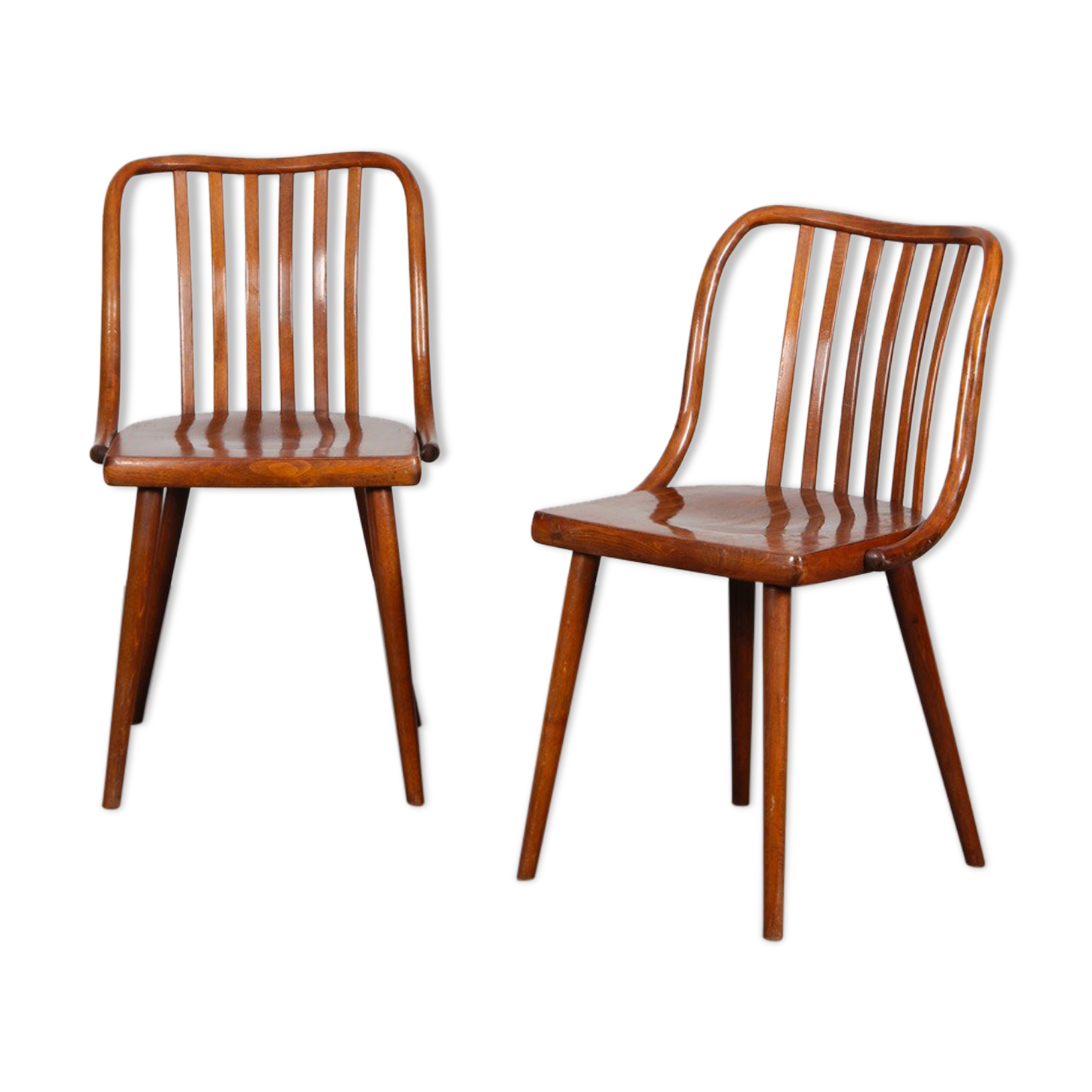Paire de chaises vintage par Antonin Suman pour Ton, 1960