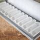 porte-couteau vintage X 12, repose couteau Daum Cristal France, porte couverts signé vintage
