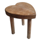 Heart tripod stool