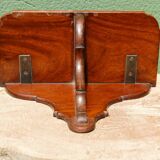 Console d'applique murale en acajou massif
