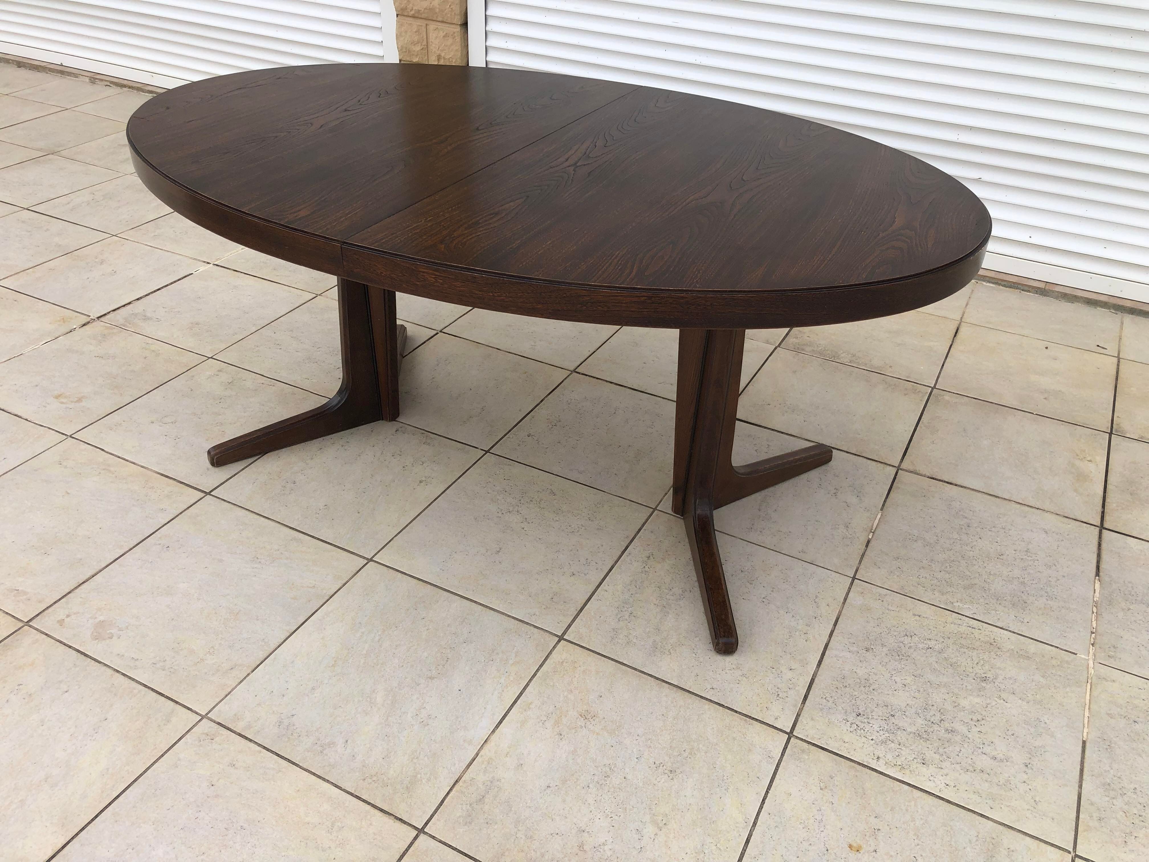 Baumann dining table and 6 Gondola chairs