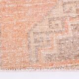 3x12 Pale Red & Brown Vintage Runner Rug, 82x336Cm