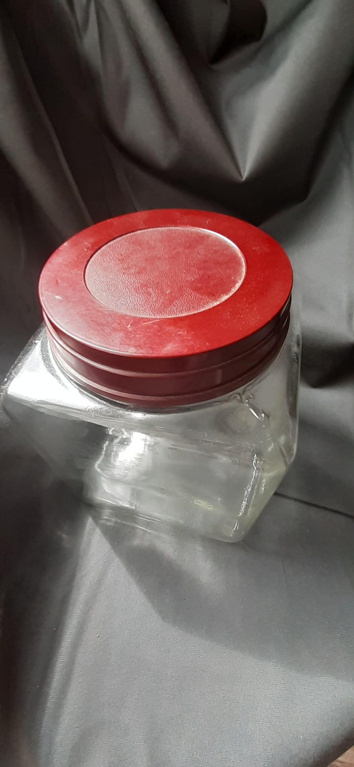 Jar grocery square lid Bakelite