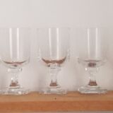 Villeroy & boch glass service model with square foot mercury in crystal