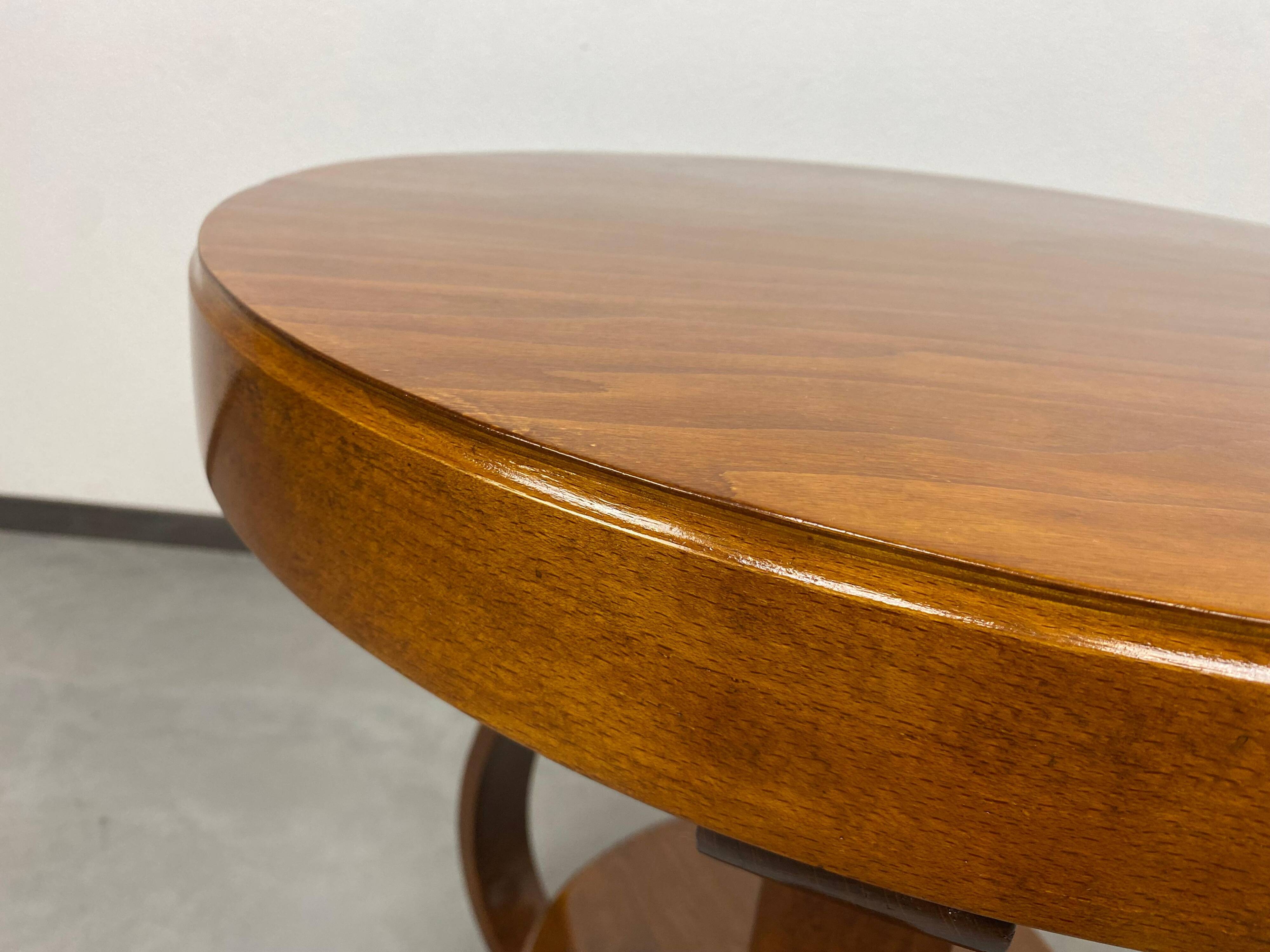 Table basse Tulipe Art déco no.301 par Thonet Debrecen