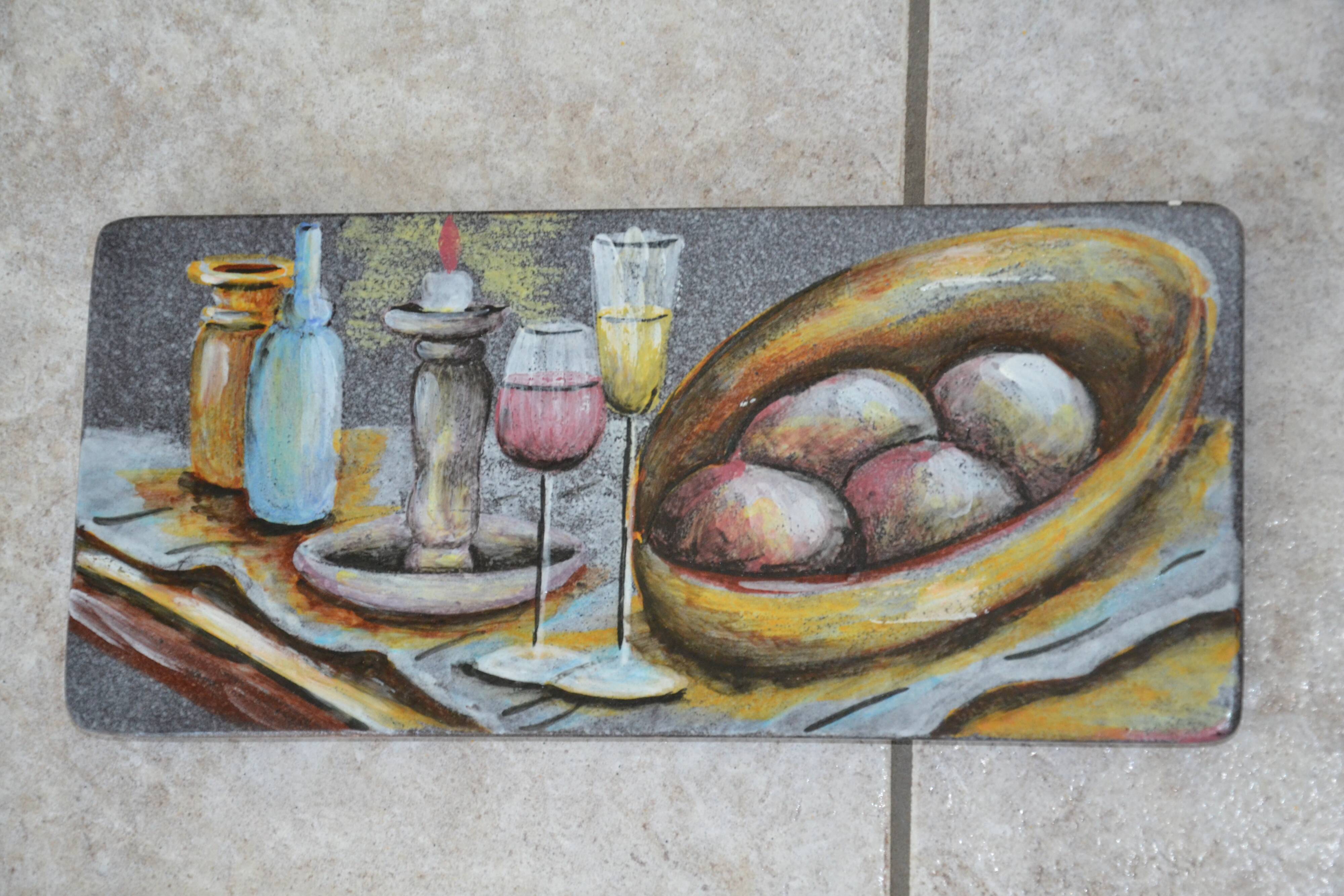Decorative plate/trivet by Bruno Hugo RSM