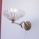 Set of 2 Wall Light Sconces by Barovier & Toso Glass Murano, Italy, 1950