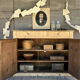 Ancien buffet de campagne bois brut