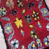 Moroccan carpet red - 84 x 177 cm