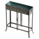 Painted metal planter on a stand, Art of Vintage, 1920s