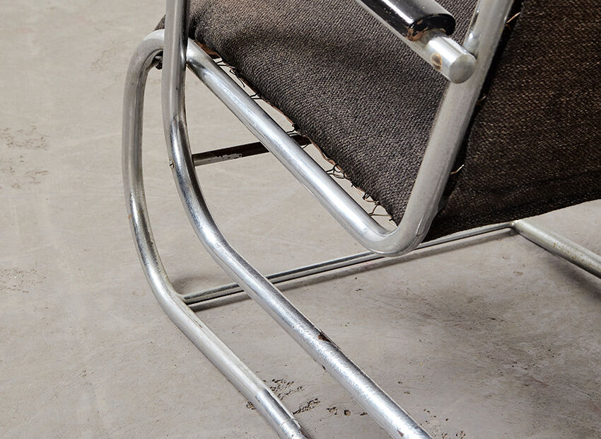 Tubular lounge chair by Paul Schuitema for D3, Netherlands, 1932