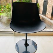 Flow 0526 black chair - MDF Italia - Jean-Marie Massaud