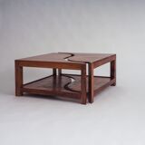 Wooden Yin Yang style coffee table