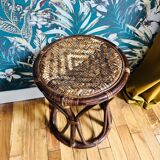 Vintage Rattan Stool