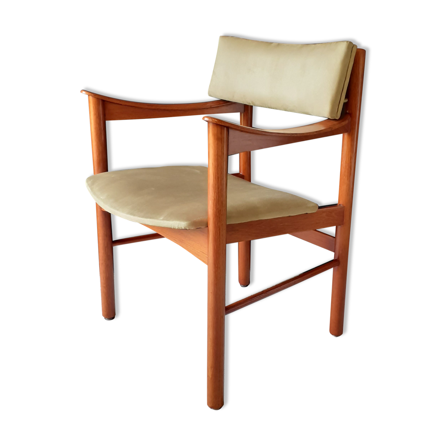 Vintage office chair, anise green