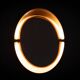 Space Ace allibert Oval shaped back lid mirror 1970s