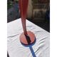 Wooden "groom" side table décor