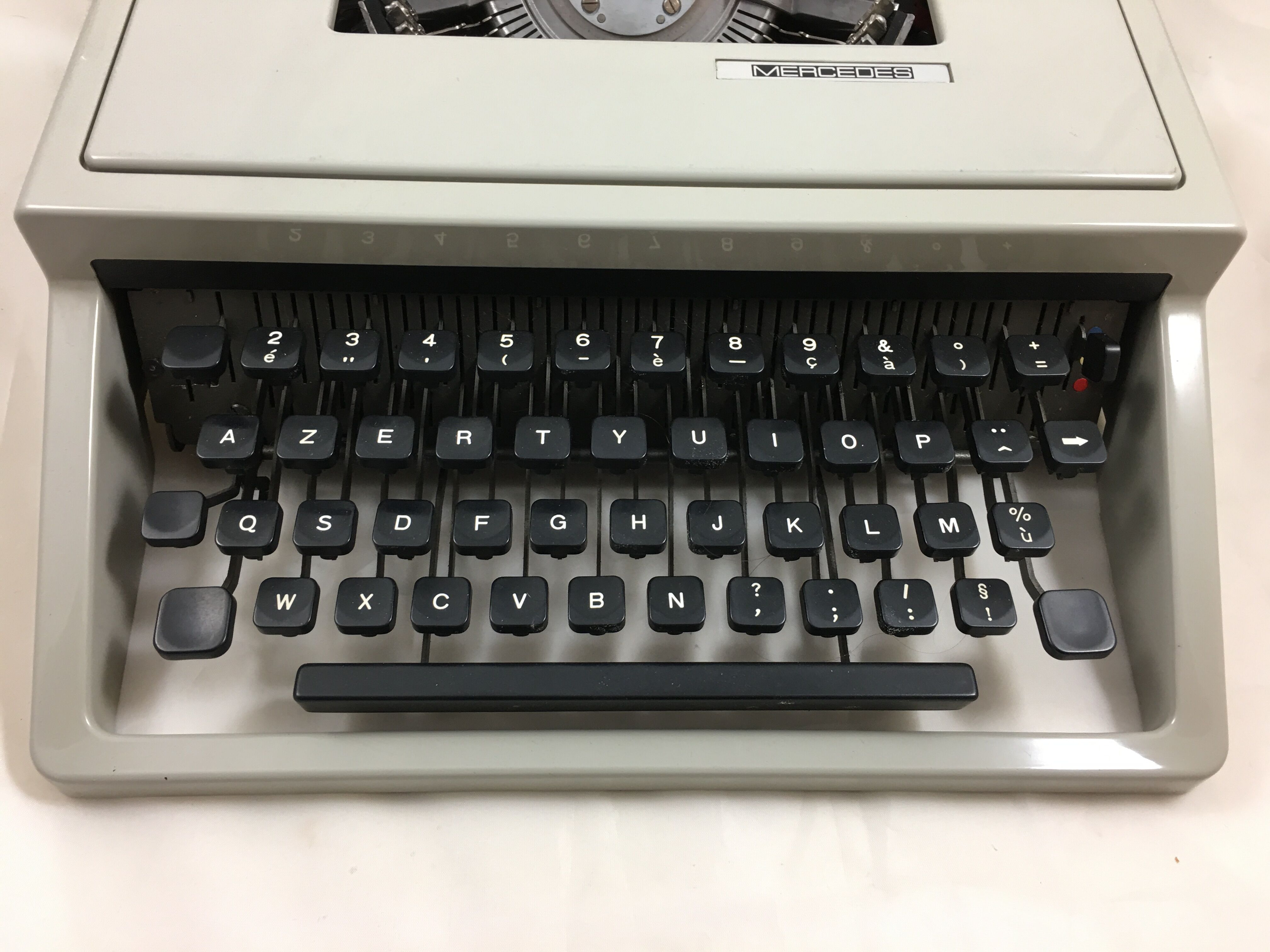 Mercedes portable typewriter with suitcase