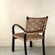 Scandinavian armchair in wood and rope by Axel Larsson, 1950