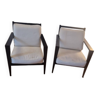 Paire de fauteuils Artelano