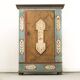 Painted Folk Art Bridal Cupboard