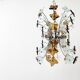 Mid century glass sputnik chandelier, 1970s