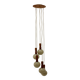 1970s Cascade Chandelier with Plastic Shades, Czechoslovakia