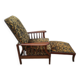 Fauteuil Morris repose pieds rétractable