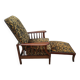 Morris armchair retractable footrest