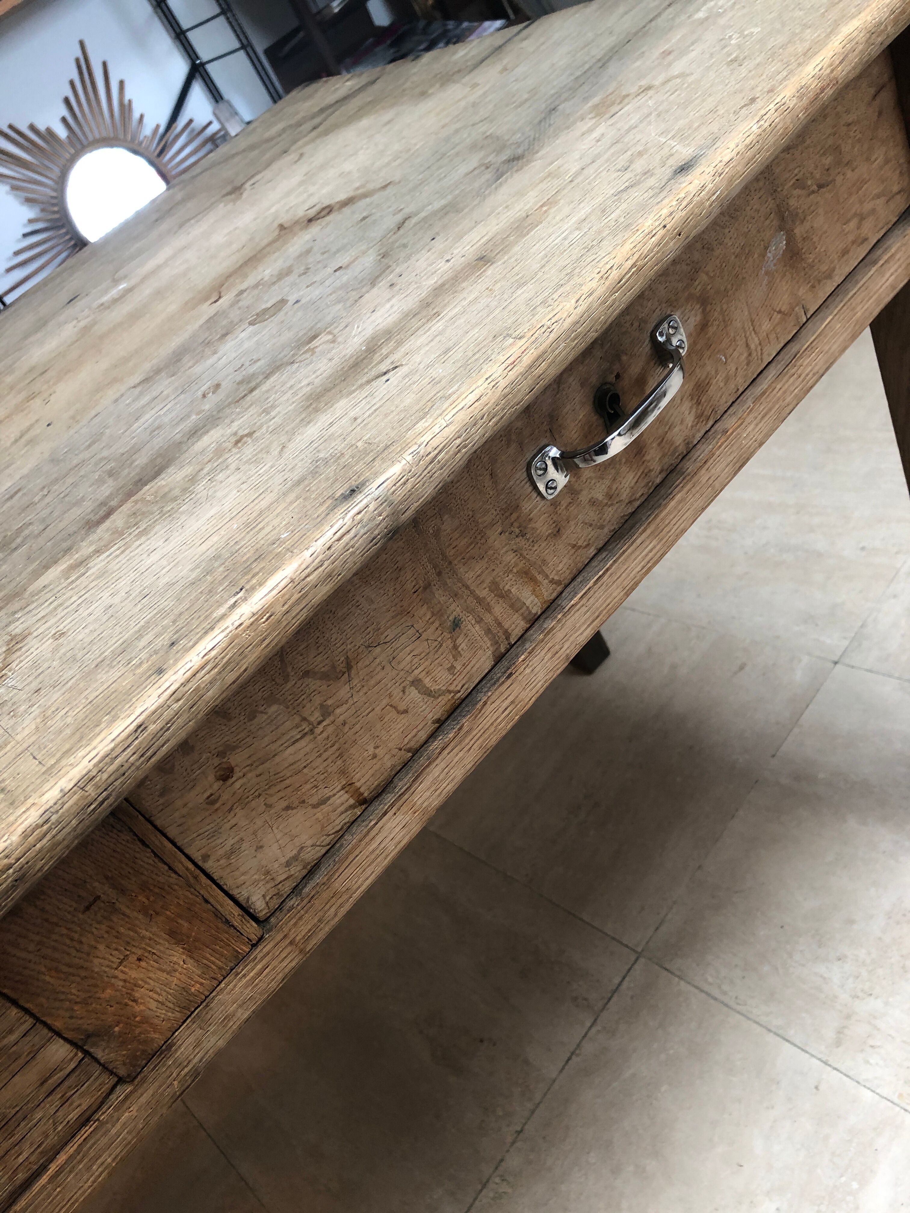 Table de ferme rustique, 1950