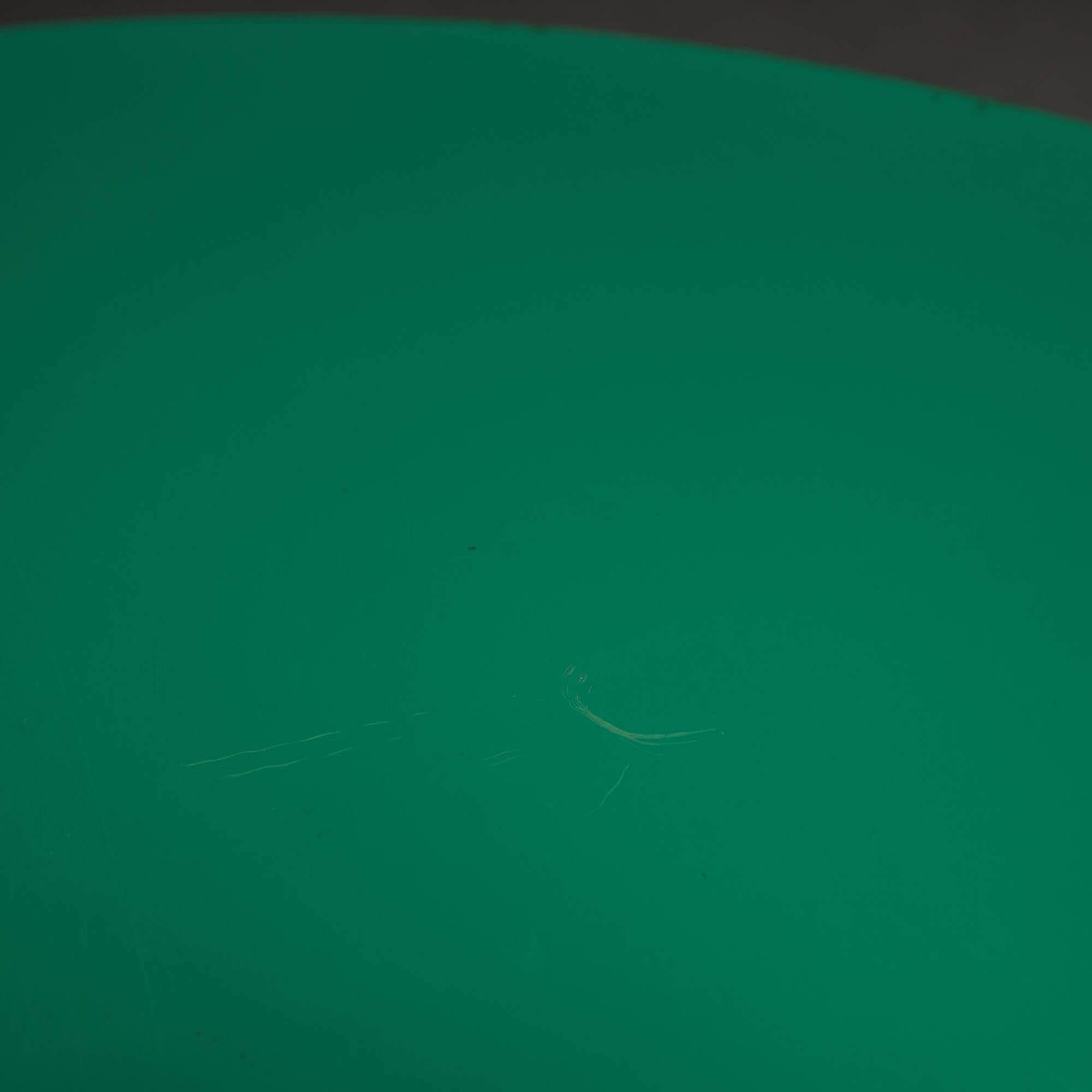 Italian 1950/60s Coffee Table with Copper Feet and Green Top