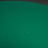 Italian 1950/60s Coffee Table with Copper Feet and Green Top